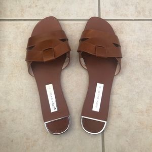 Zara Basic Flat Sandals